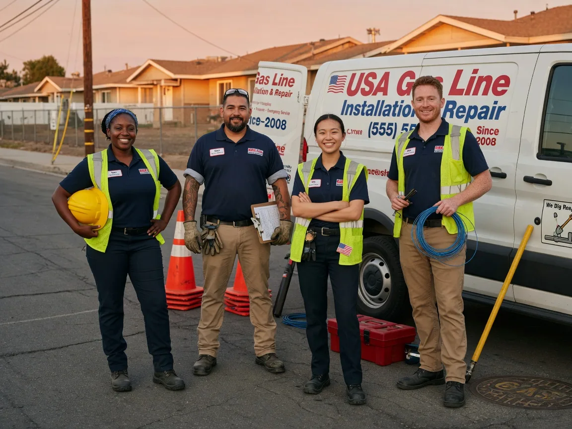 Gas Line Installation company in Haddam, KS